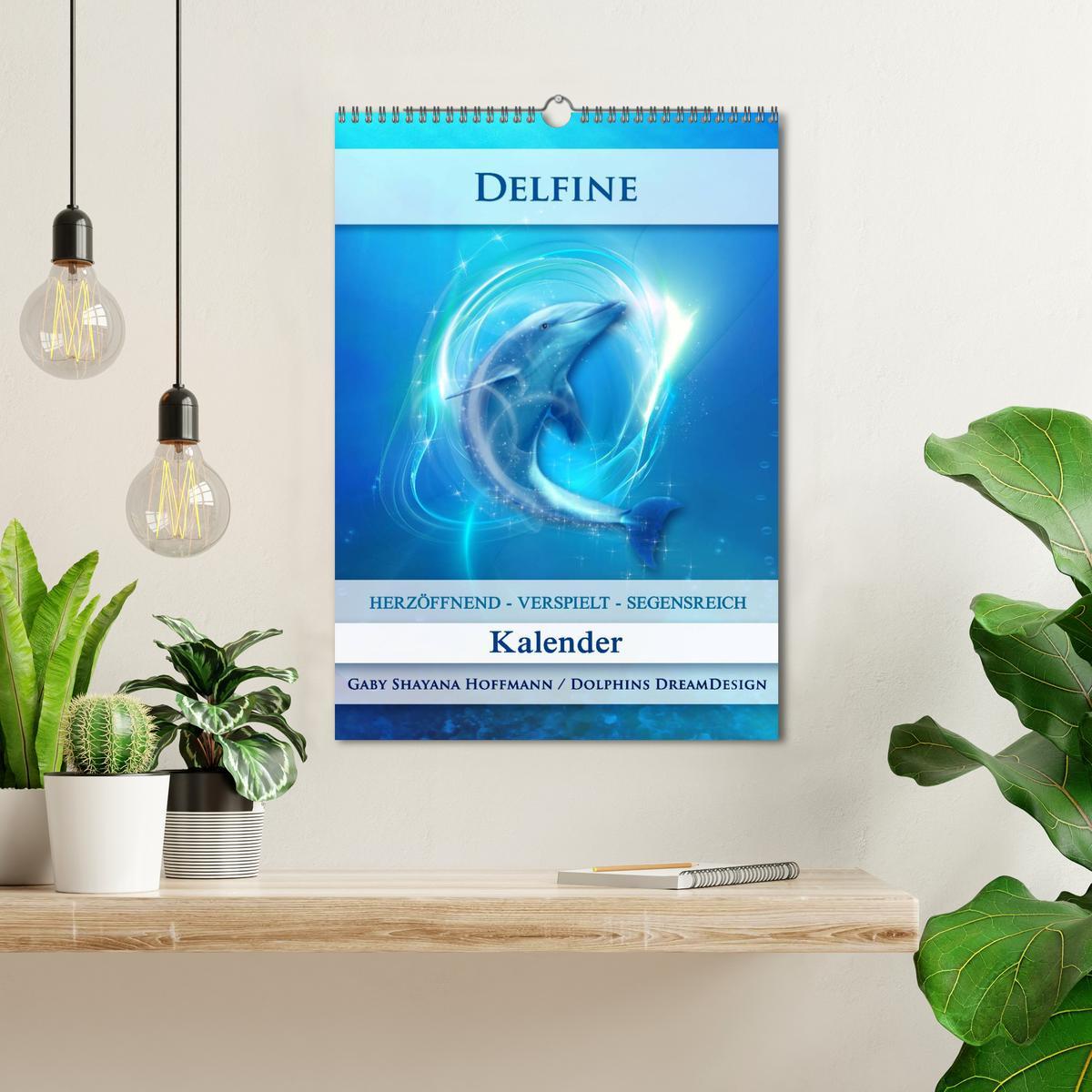 Bild: 9783457083758 | Delfine - Kalender (Wandkalender 2025 DIN A3 hoch), CALVENDO...