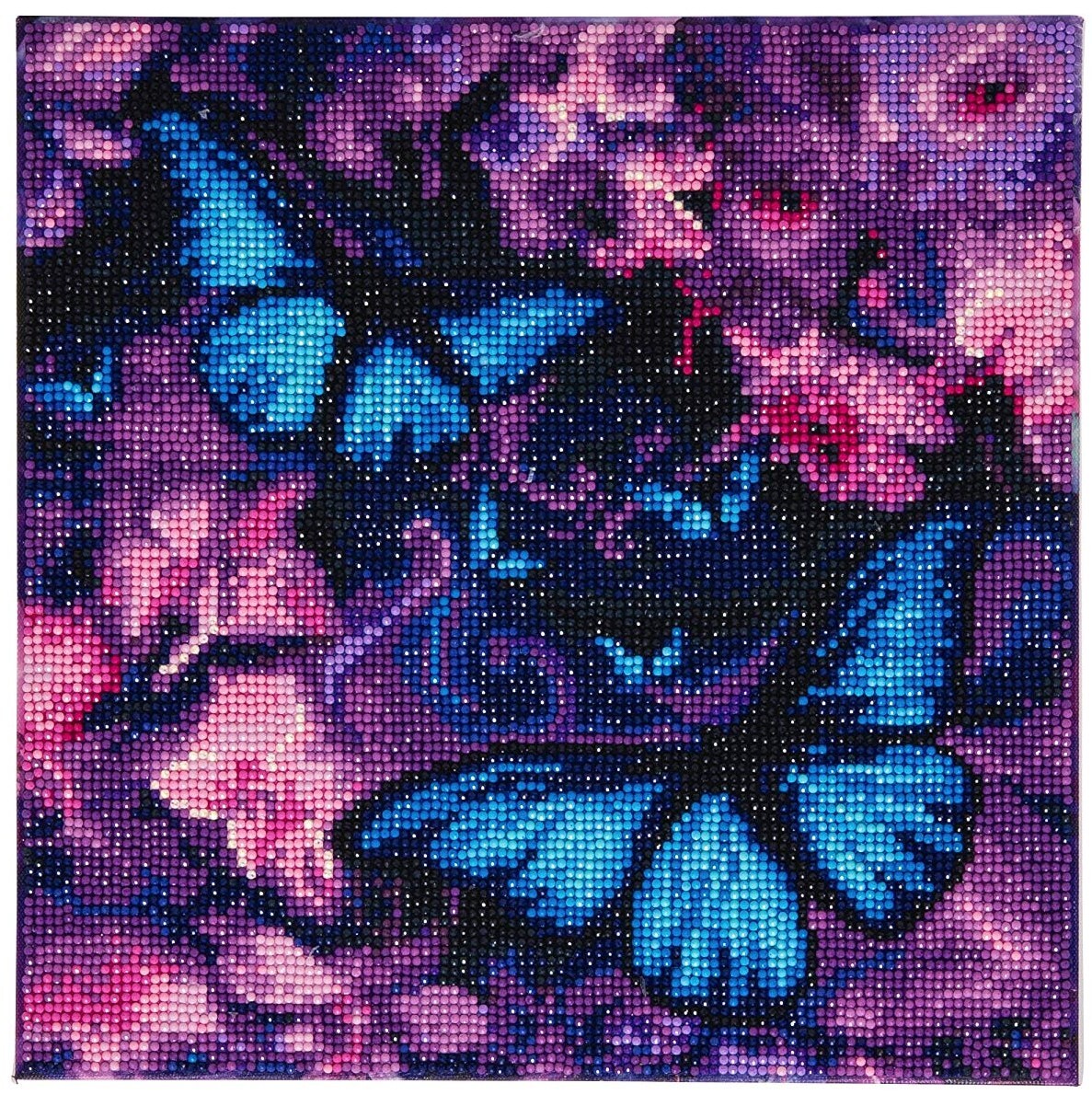 Cover: 5055865467852 | Craft Buddy CAK-AM1 - Blue Violet Butterflies, 30x30cm Crystal Art...