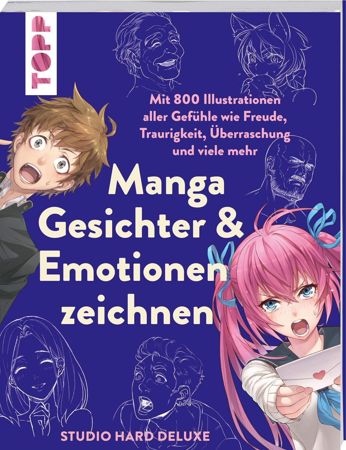 Cover: 9783735881168 | Manga Gesichter &amp; Emotionen zeichnen | Studio Hard Deluxe | Buch