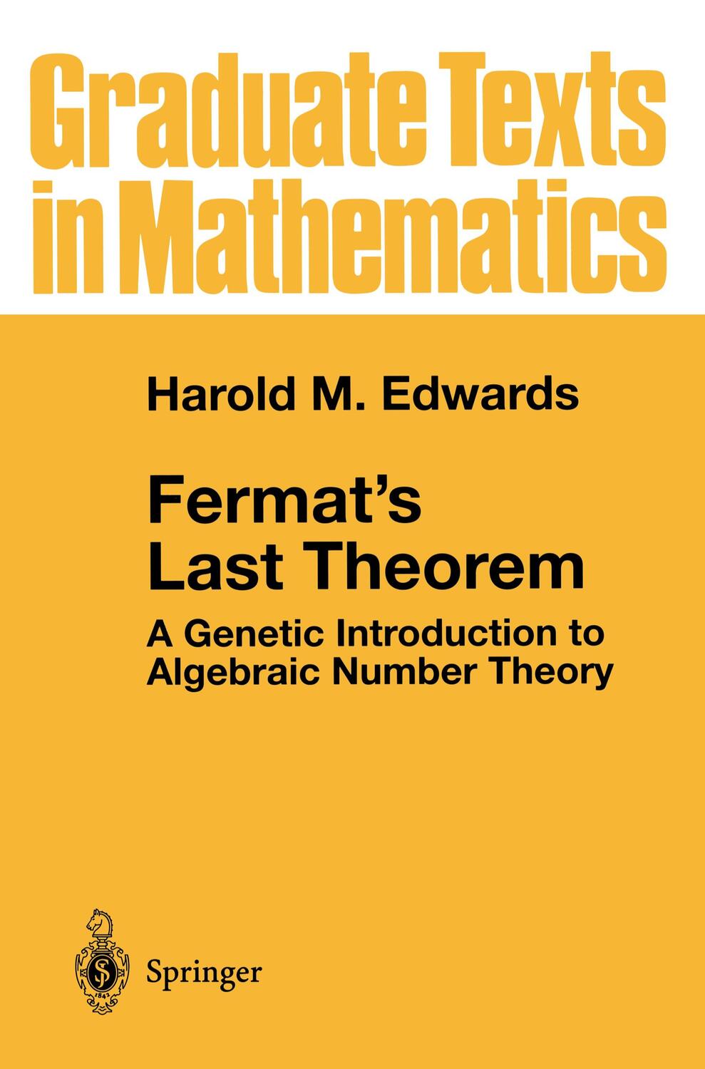 Cover: 9780387950020 | Fermat's Last Theorem | Harold M. Edwards | Taschenbuch | Paperback