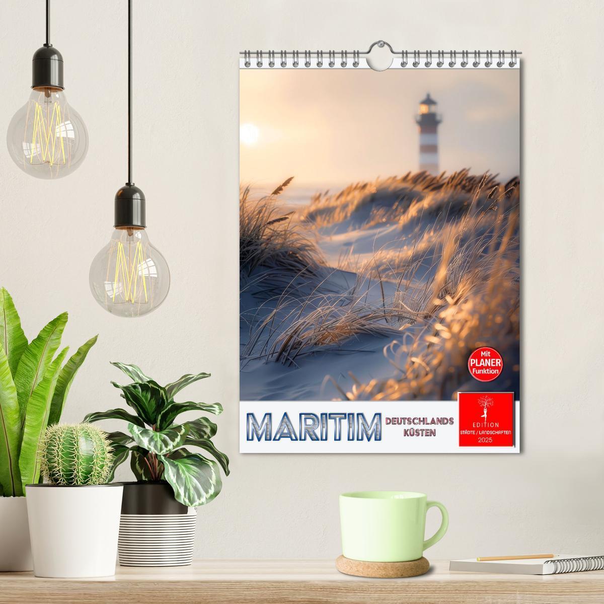 Bild: 9783457160923 | Maritim, Deutschlands Küsten (Wandkalender 2025 DIN A4 hoch),...