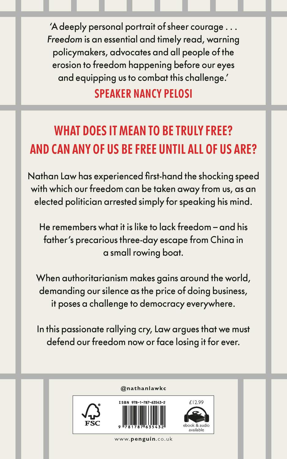 Rückseite: 9781787635432 | Freedom | How we lose it and how we fight back | Evan Fowler (u. a.)