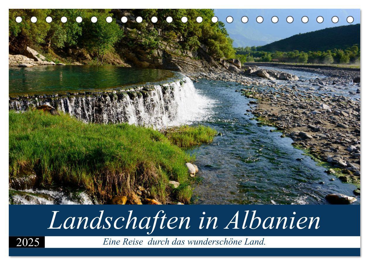 Cover: 9783435305308 | Landschaften in Albanien (Tischkalender 2025 DIN A5 quer), CALVENDO...