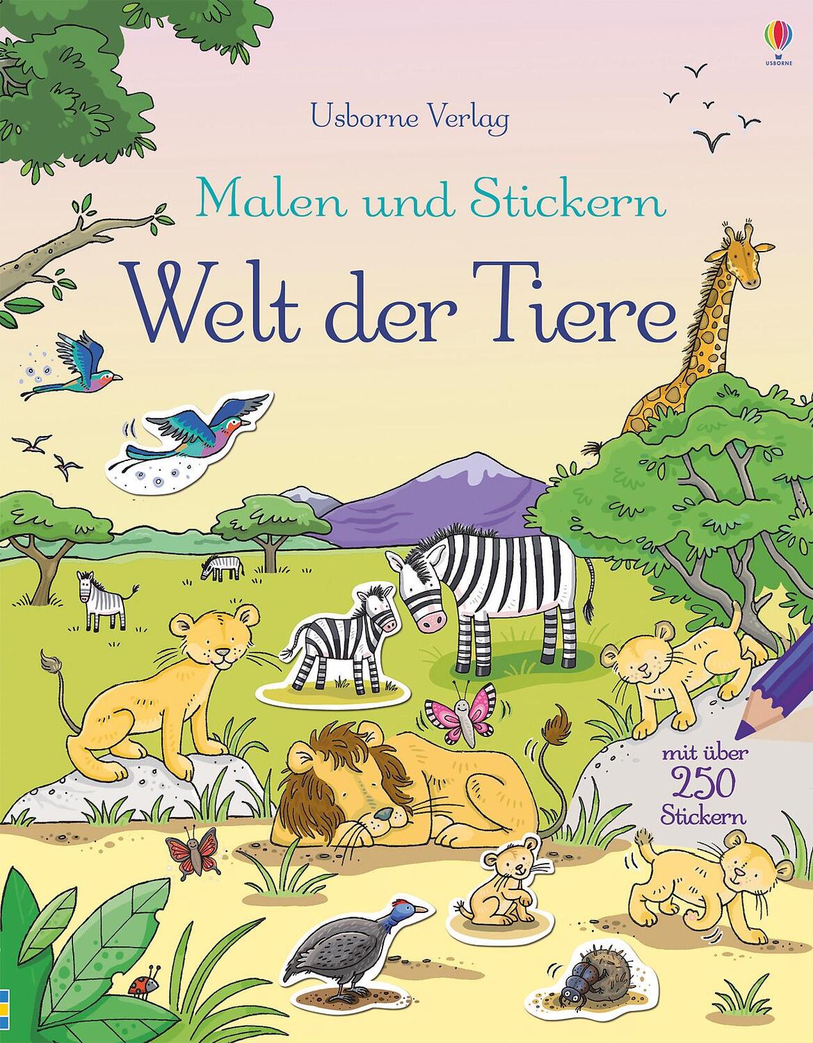 Cover: 9781782324096 | Malen und Stickern: Welt der Tiere | Jessica Greenwell | Taschenbuch