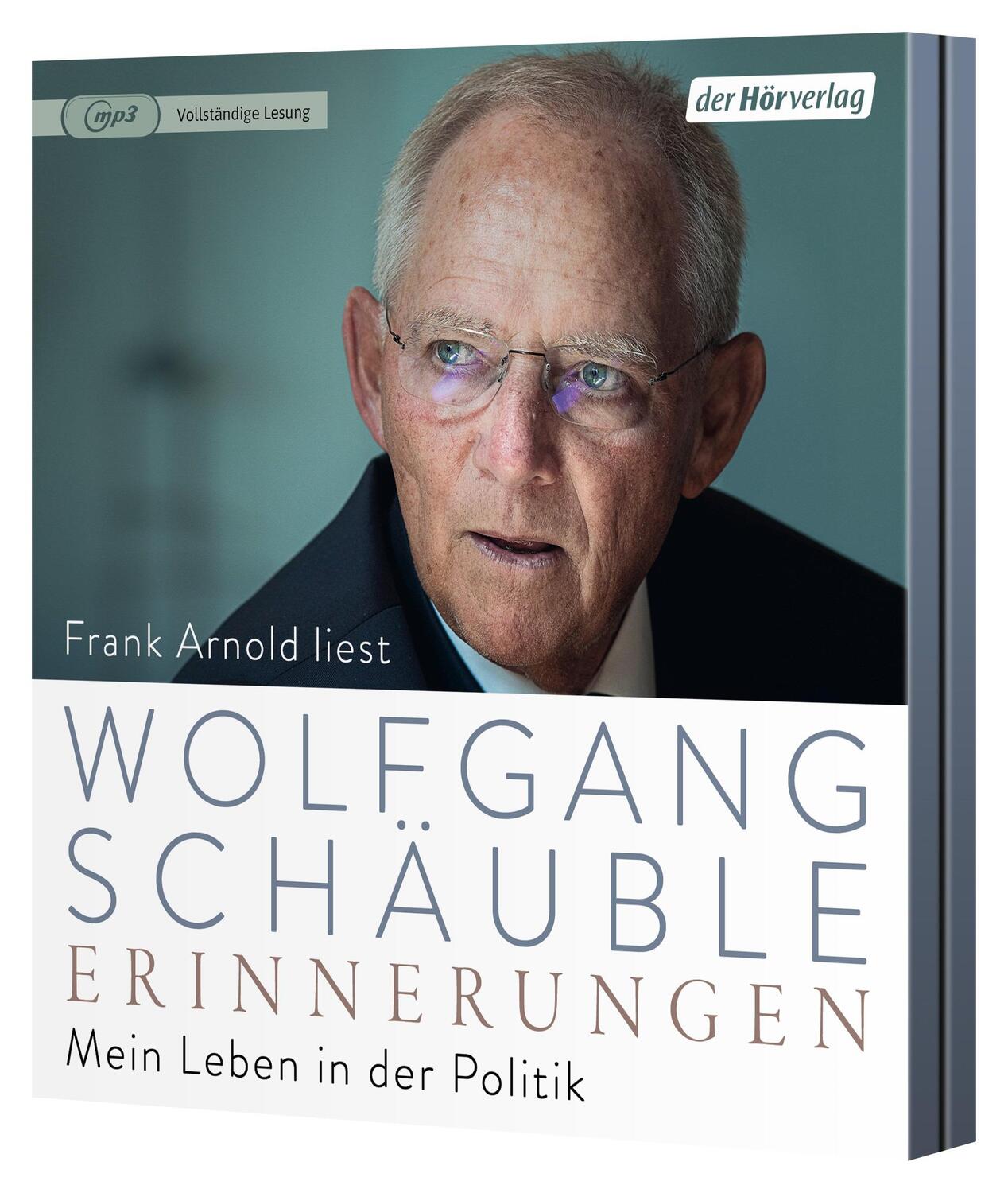 Cover: 9783844552447 | Erinnerungen | Mein Leben in der Politik | Wolfgang Schäuble | MP3