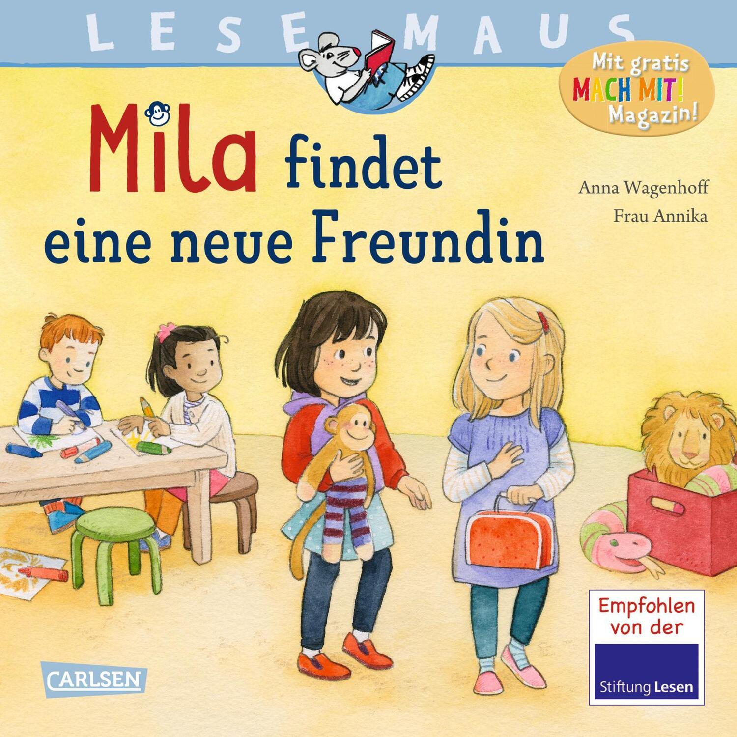 Cover: 9783551083814 | LESEMAUS 211: Mila findet eine neue Freundin | Anna Wagenhoff | Buch