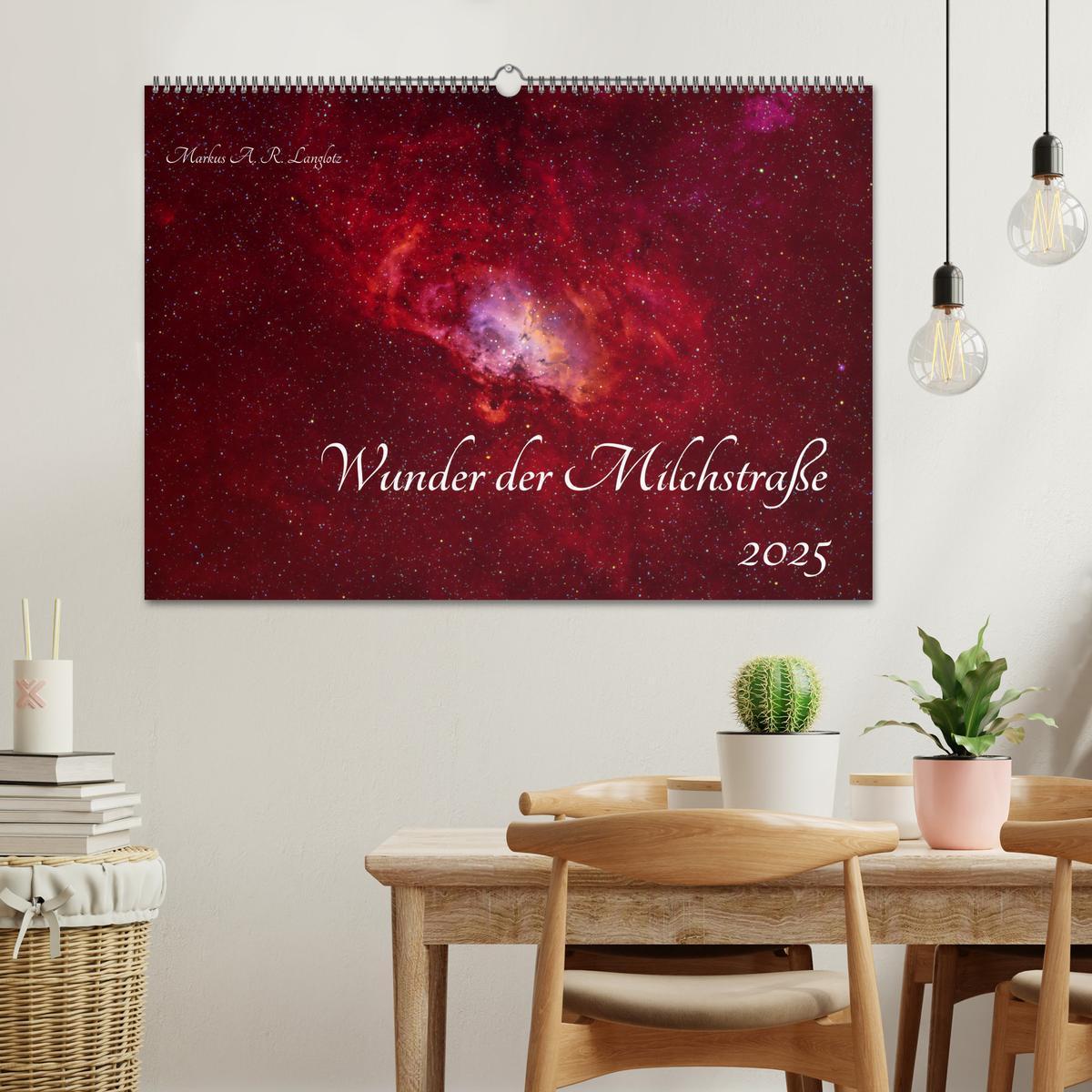 Bild: 9783383850585 | Wunder der Milchstraße (Wandkalender 2025 DIN A2 quer), CALVENDO...