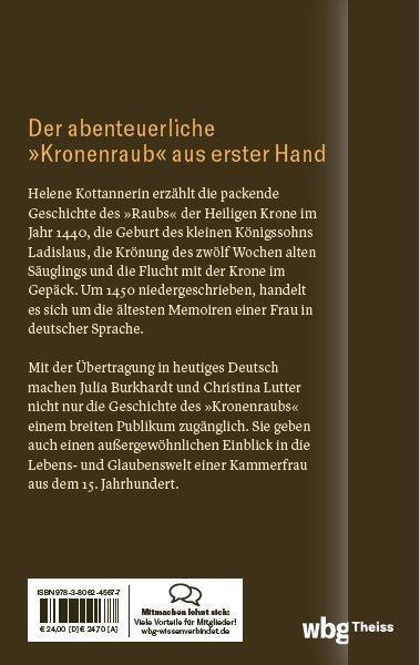 Rückseite: 9783806245677 | Ich, Helene Kottannerin | Die Kammerfrau, die Ungarns Krone stahl