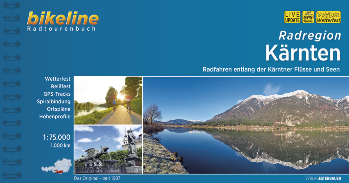 Cover: 9783850009768 | Radregion Kärnten | Esterbauer Verlag | Taschenbuch | Spiralbindung