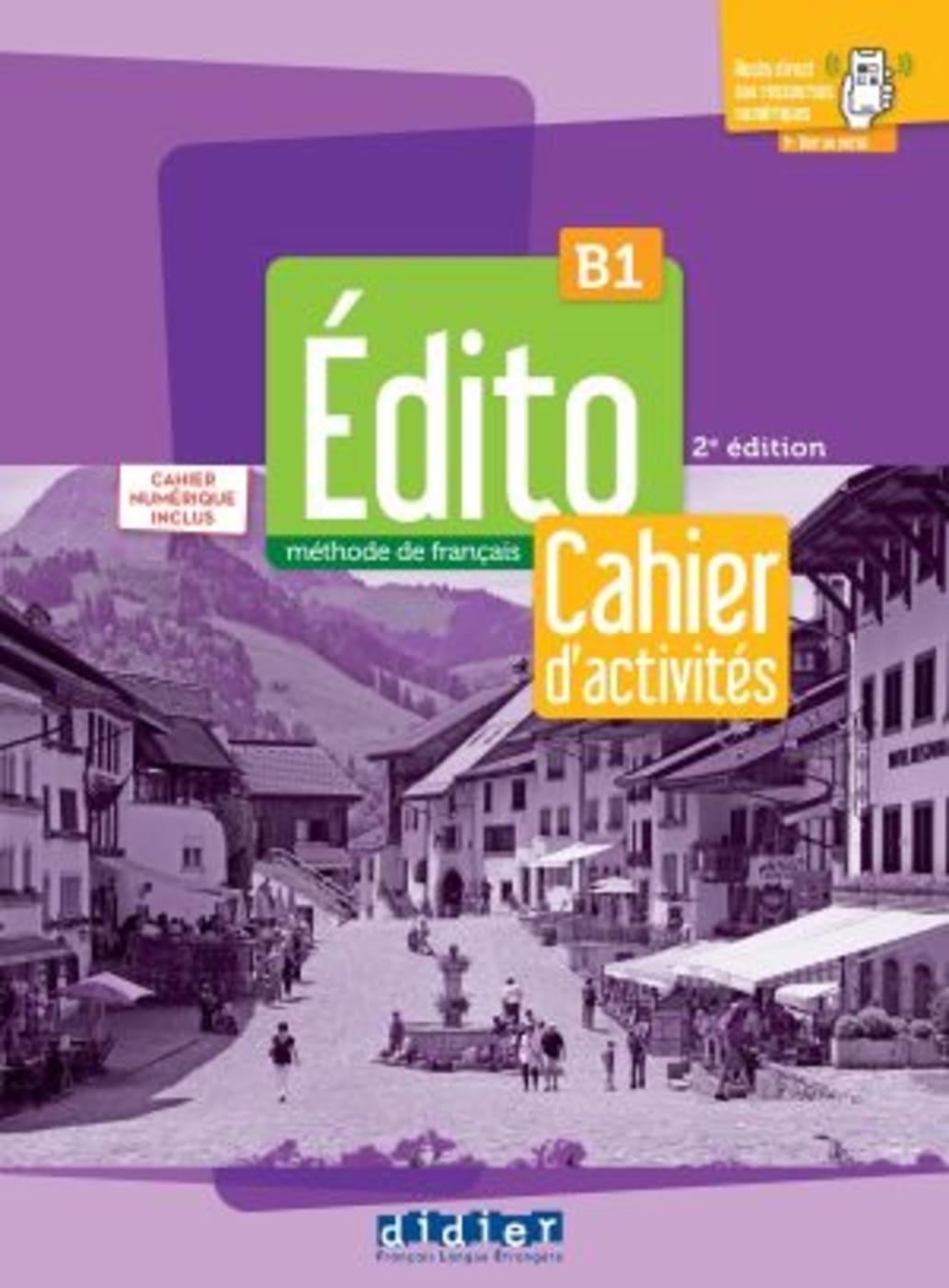 Cover: 9783125297586 | Édito B1, 3e édition. Cahier d'activités + code numérique | Buch