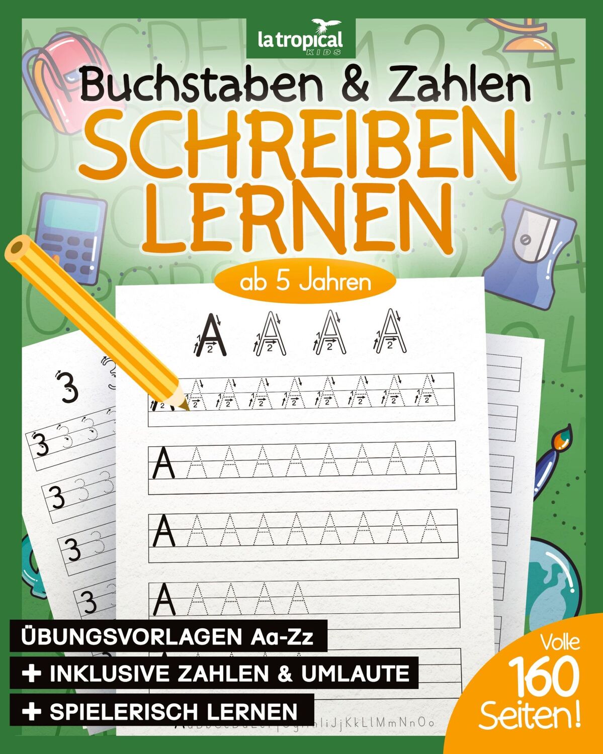 Cover: 9783969080214 | Buchstaben und Zahlen schreiben ab 5 Jahren | David Ludwig | Buch