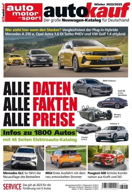 Cover: 9783613320345 | autokauf 01/2023 Winter | Der große Neuwagen-Katalog für Deutschland
