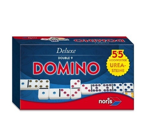 Cover: 4000826080039 | Deluxe Doppel 9 Domino | 2-6 Spieler | Spiel | Deutsch | 2015 | NORIS