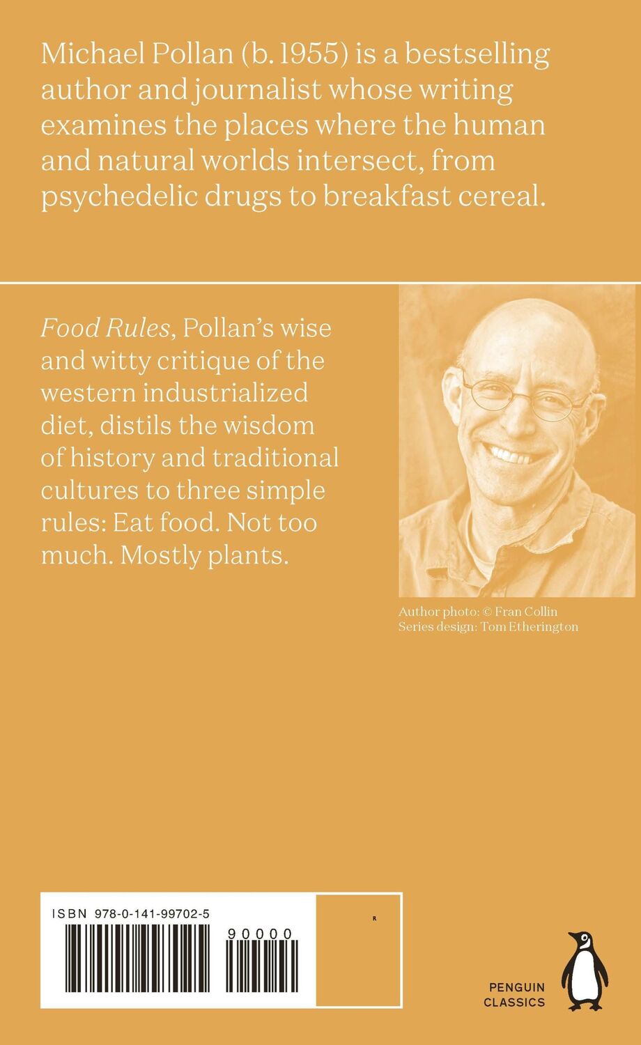 Rückseite: 9780141997025 | Food Rules | Michael Pollan | Taschenbuch | Green Ideas | 112 S.