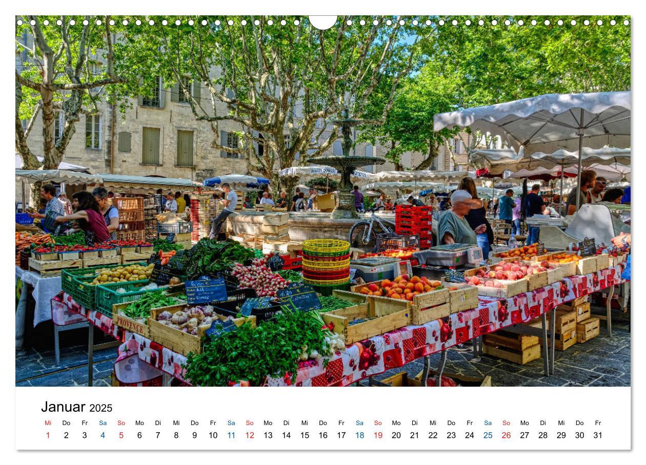 Bild: 9783435162413 | Uzés - Charmante Kleinstadt im Gard (Wandkalender 2025 DIN A3...