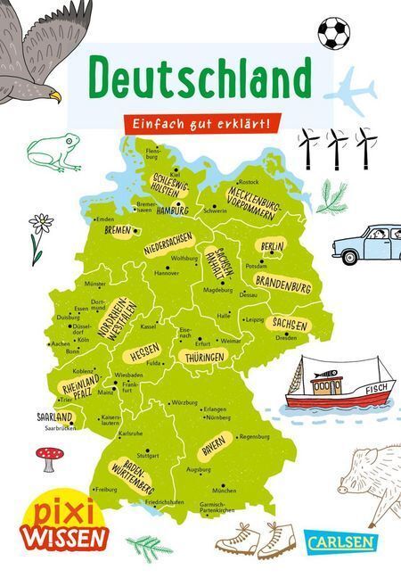 Cover: 9783551242068 | Pixi Wissen 109: Deutschland | Einfach gut erklärt! | Christine Stahr