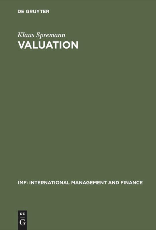 Cover: 9783486275629 | Valuation | Grundlagen moderner Unternehmensbewertung | Klaus Spremann