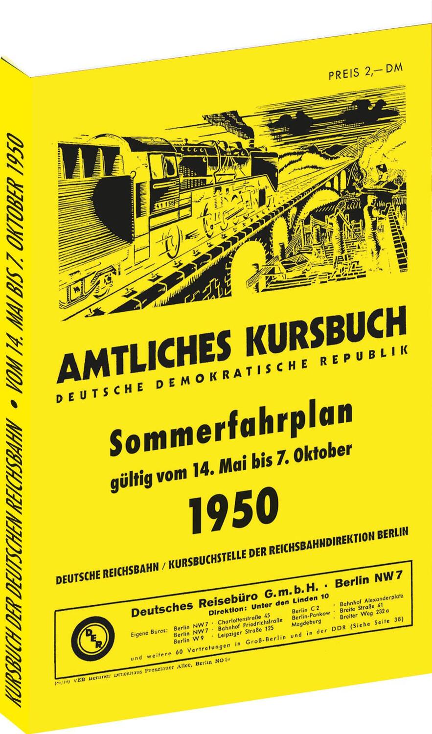 Cover: 9783959665261 | Kursbuch der Deutschen Reichsbahn - Sommerfahrplan 1950 | Rockstuhl