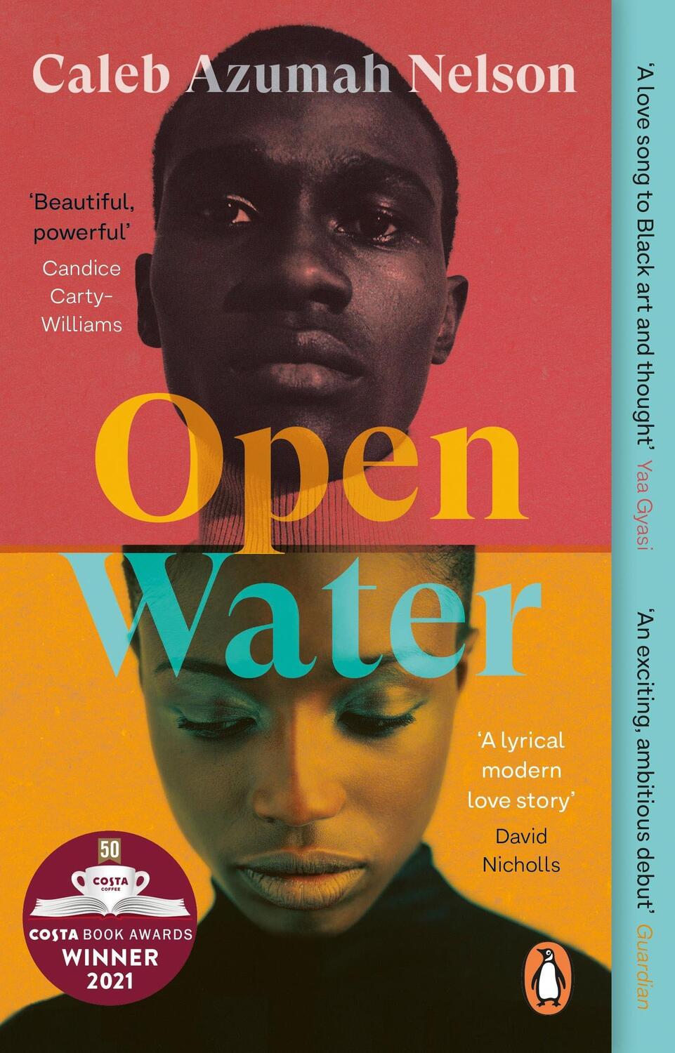 Cover: 9780241448786 | Open Water | Winner of the Costa First Novel Award 2021 | Nelson