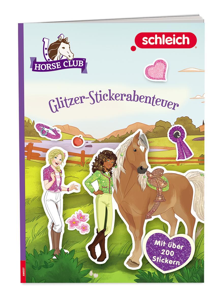 Cover: 9783960807759 | SCHLEICH® Horse Club(TM) - Glitzer-Stickerabenteuer | Taschenbuch