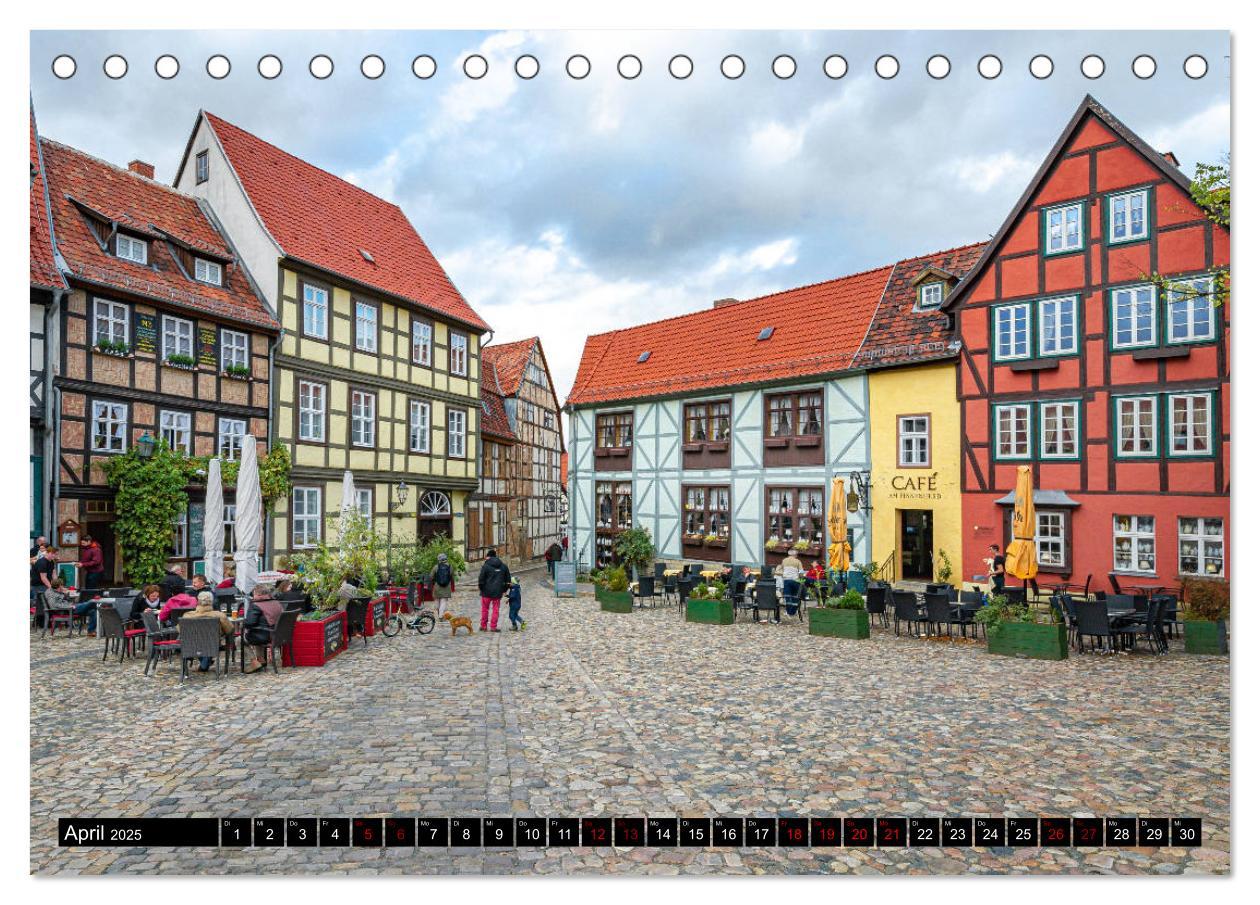 Bild: 9783435221899 | Fachwerkstadt Quedlinburg (Tischkalender 2025 DIN A5 quer),...