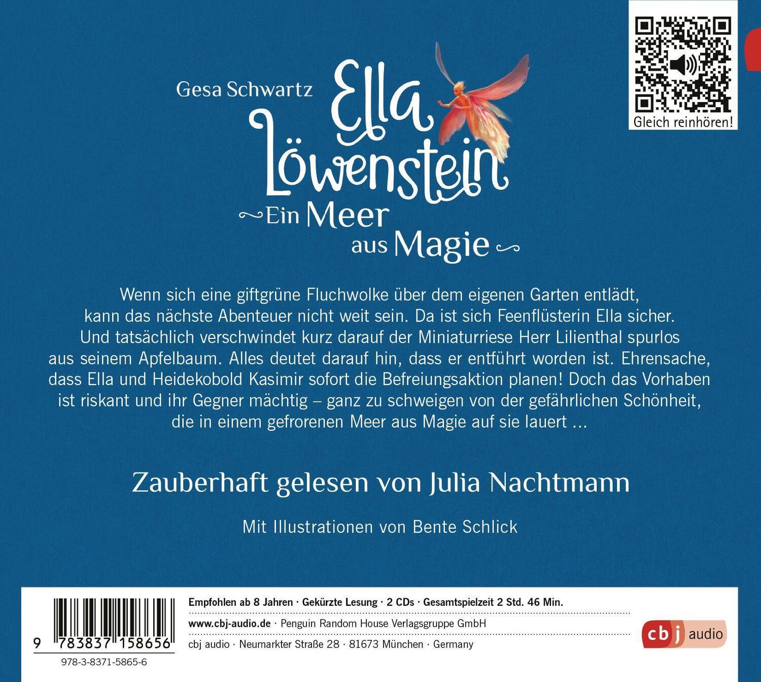 Bild: 9783837158656 | Ella Löwenstein - Ein Meer aus Magie | Gesa Schwartz | Audio-CD | 2021