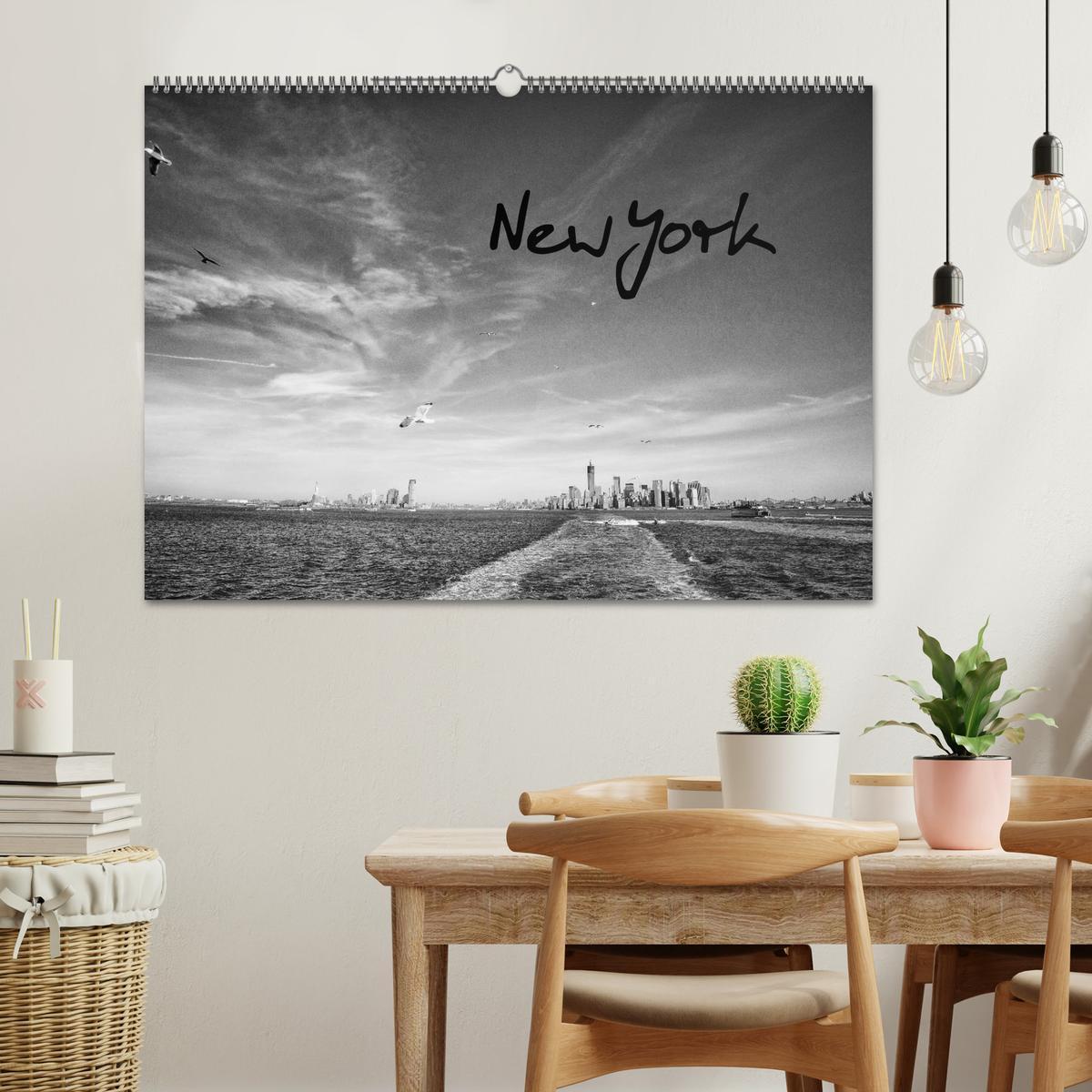 Bild: 9783435795154 | New York 2025 (Wandkalender 2025 DIN A2 quer), CALVENDO Monatskalender