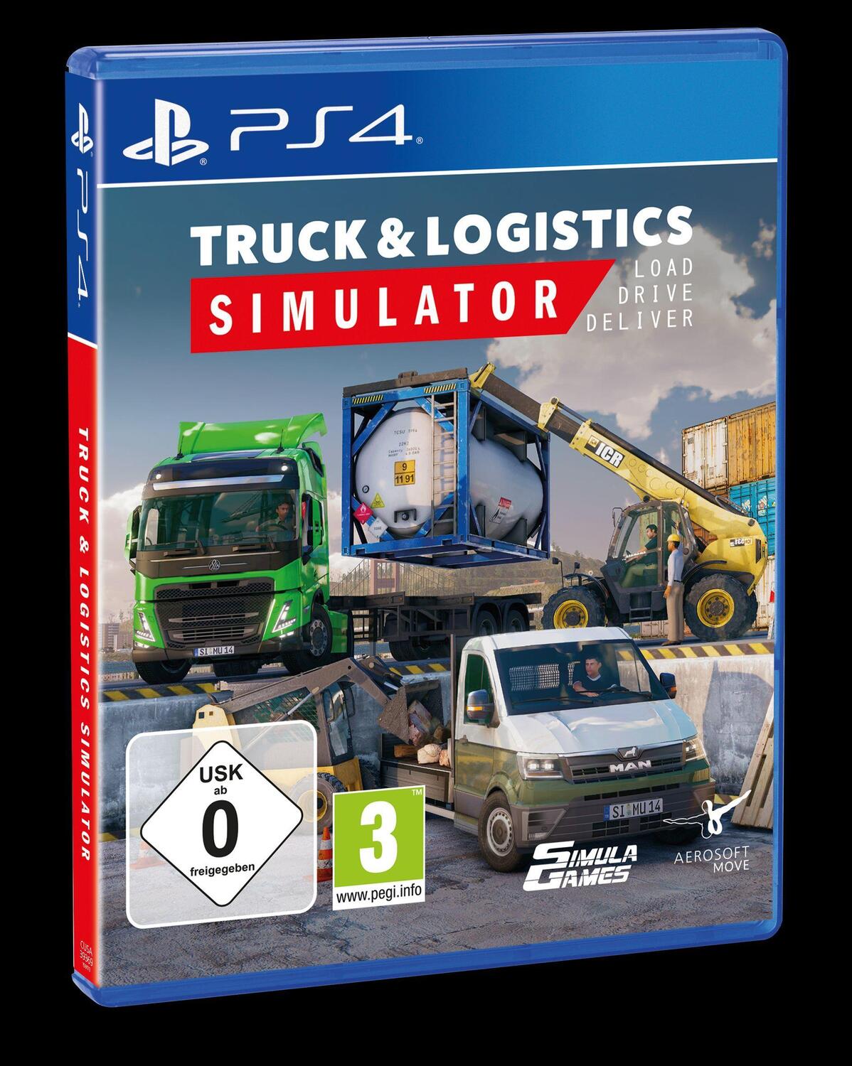 Cover: 4015918159173 | Truck &amp; Logistics Simulator (PlayStation PS4) | Blu-ray Disc | Deutsch