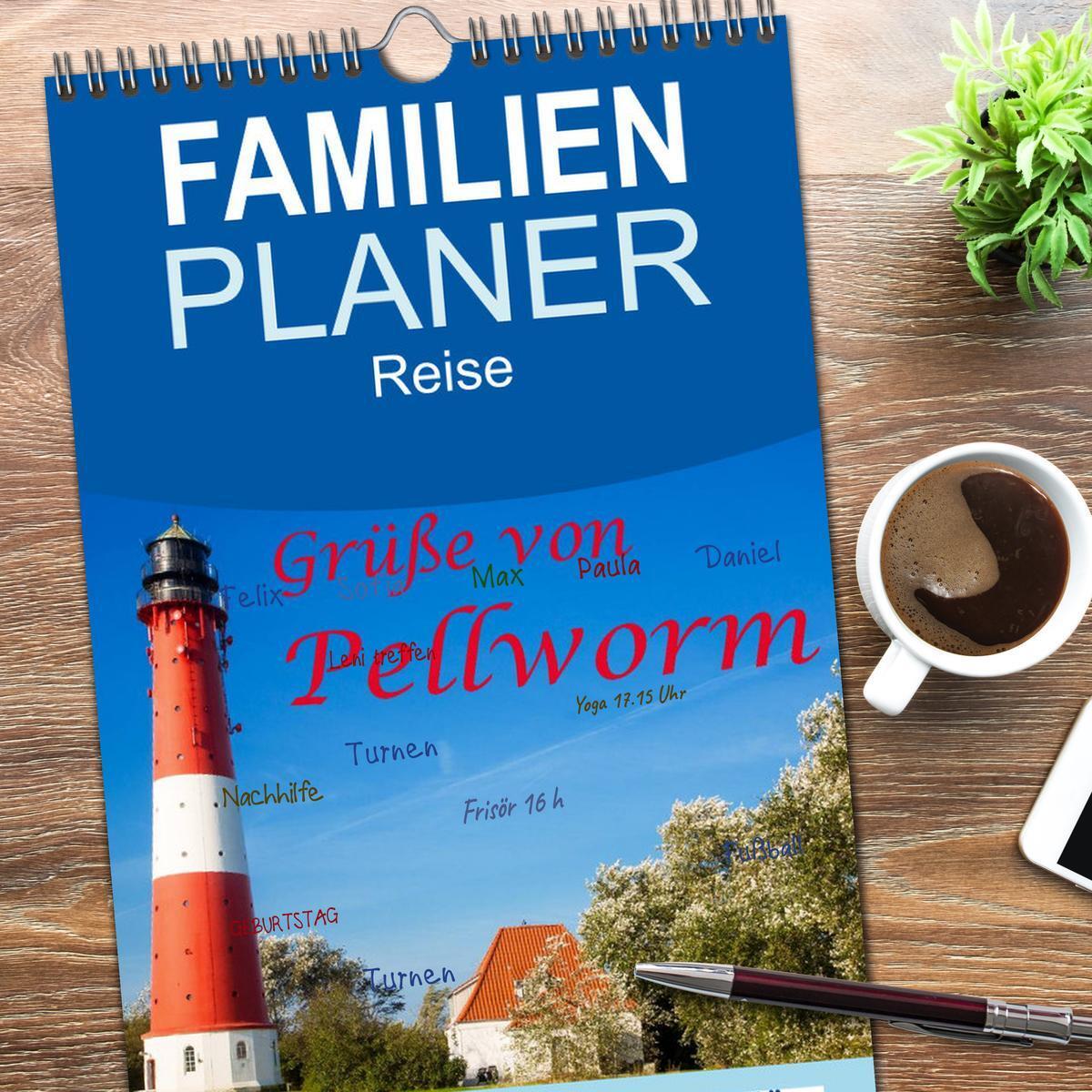 Bild: 9783457116920 | Familienplaner 2025 - Grüße von Pellworm mit 5 Spalten...