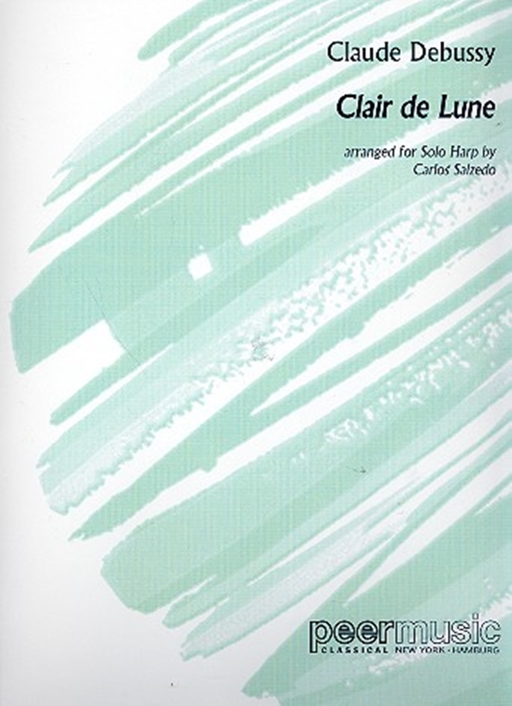 Cover: 9990051890129 | Clair de lune | harp solo | Claude Debussy | Buch | EAN 9990051890129