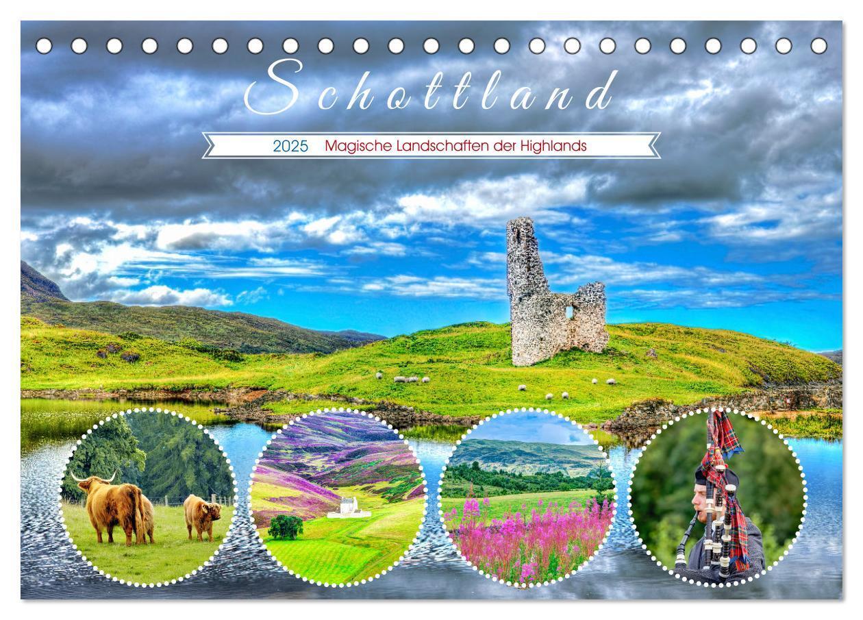 Cover: 9783383853937 | Schottland - Magische Landschaften der Highlands (Tischkalender...