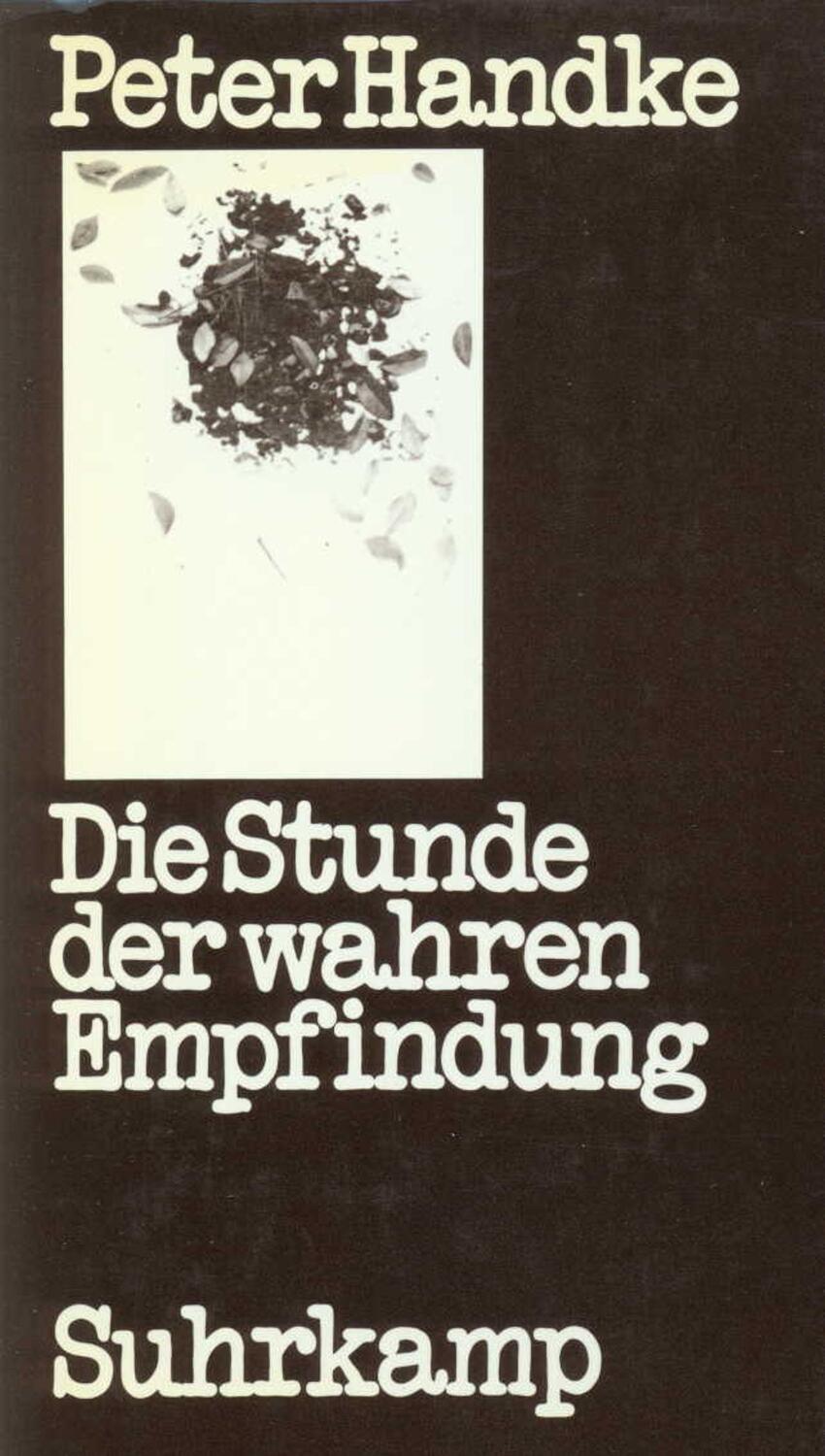 Cover: 9783518030295 | Die Stunde der wahren Empfindung | Peter Handke | Buch | 167 S. | 1975