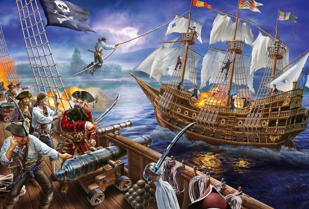 Bild: 4001504562526 | Abenteuer mit den Piraten, 150 Teile - Kinderpuzzle | Spiel | Deutsch