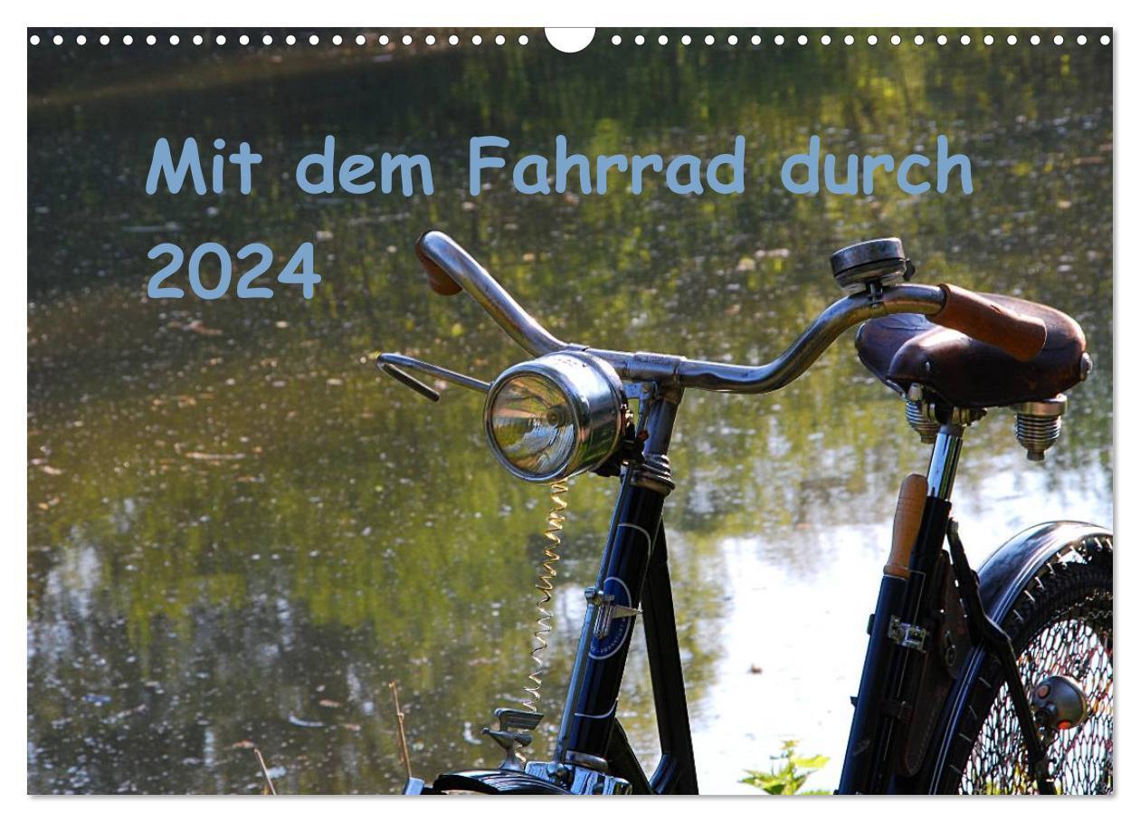 Cover: 9783383354656 | Mit dem Fahrrad durch 2024 (Wandkalender 2024 DIN A3 quer),...