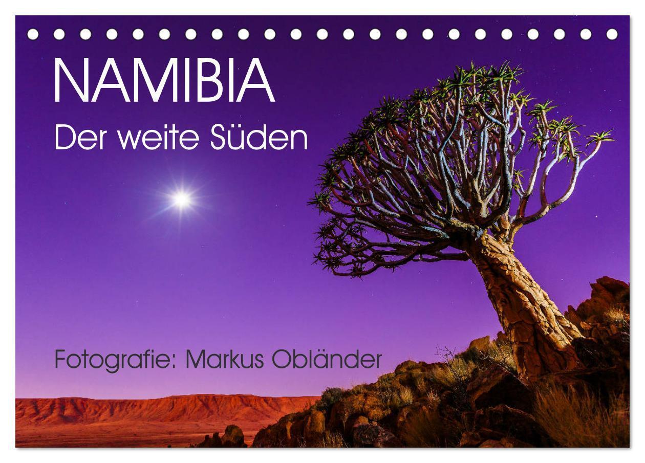 Cover: 9783383399800 | Namibia - Der weite Süden (Tischkalender 2024 DIN A5 quer),...