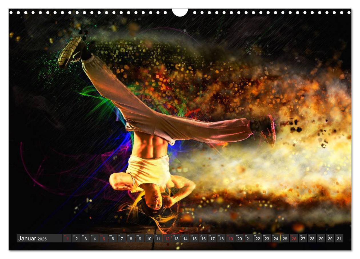 Bild: 9783435607303 | Break Dance (Wandkalender 2025 DIN A3 quer), CALVENDO Monatskalender