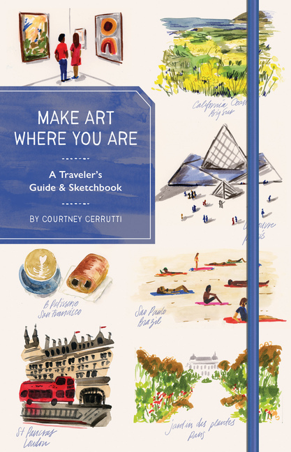 Cover: 9781419741432 | Make Art Where You Are | A Traveler's Guide &amp; Sketchbook | Cerruti
