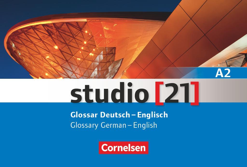 Cover: 9783065208451 | studio [21] - Grundstufe A2: Gesamtband. Glossar Deutsch-Englisch