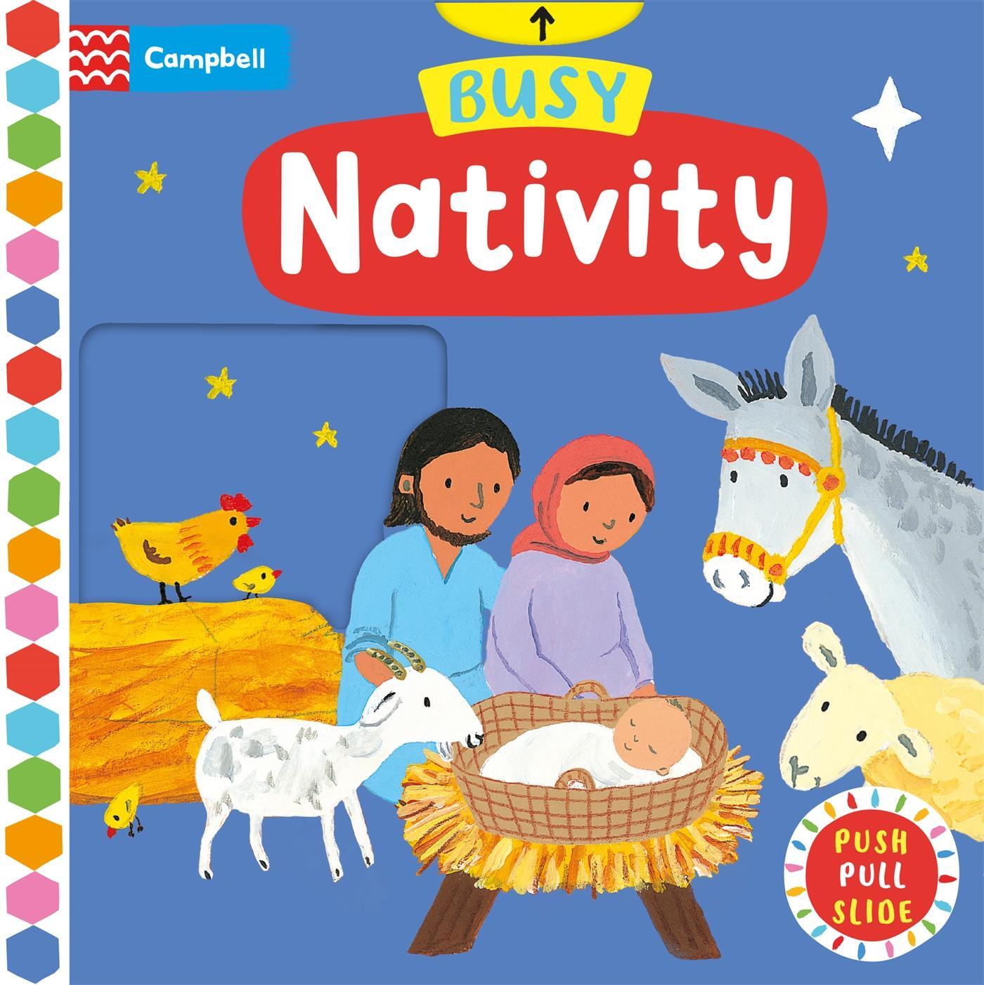 Cover: 9781035004720 | Busy Nativity | A Push, Pull, Slide Book - the Perfect Christmas Gift!