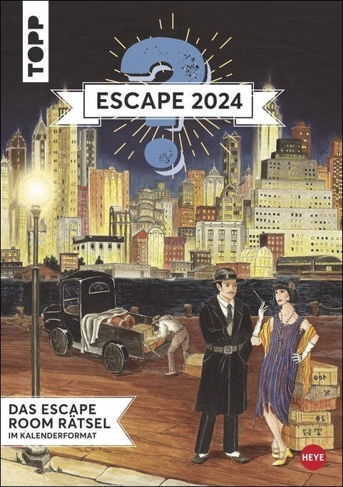 Cover: 9783756403189 | Escape Adventures Wochenplaner 2024. Wand-Kalender zum Eintragen....