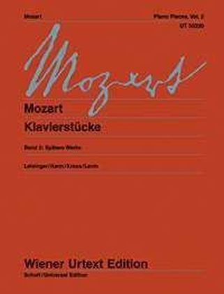 Cover: 9783850556255 | Klavierstücke | Wolfgang Amadeus Mozart | Buch | 240 S. | Deutsch