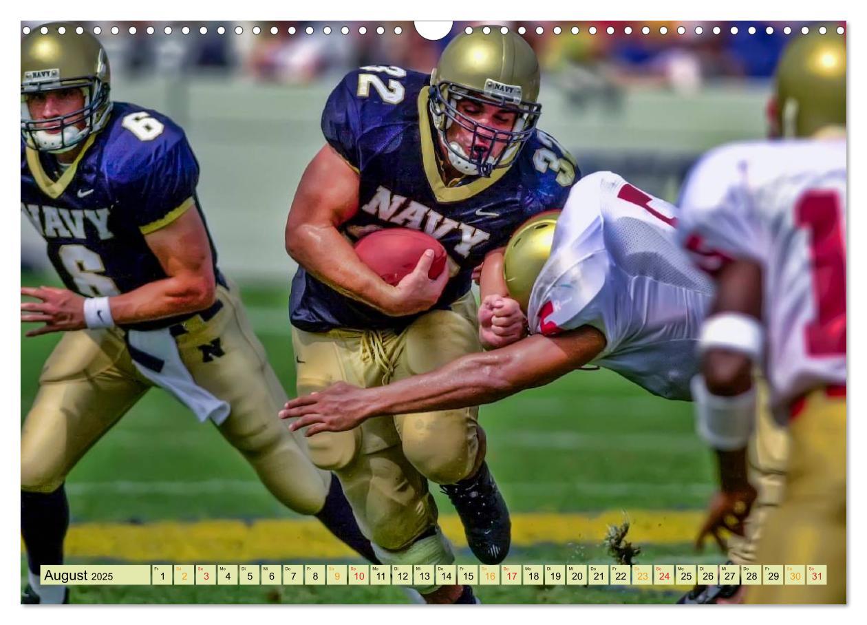 Bild: 9783435485772 | American Football - Taktik und Athletik (Wandkalender 2025 DIN A3...