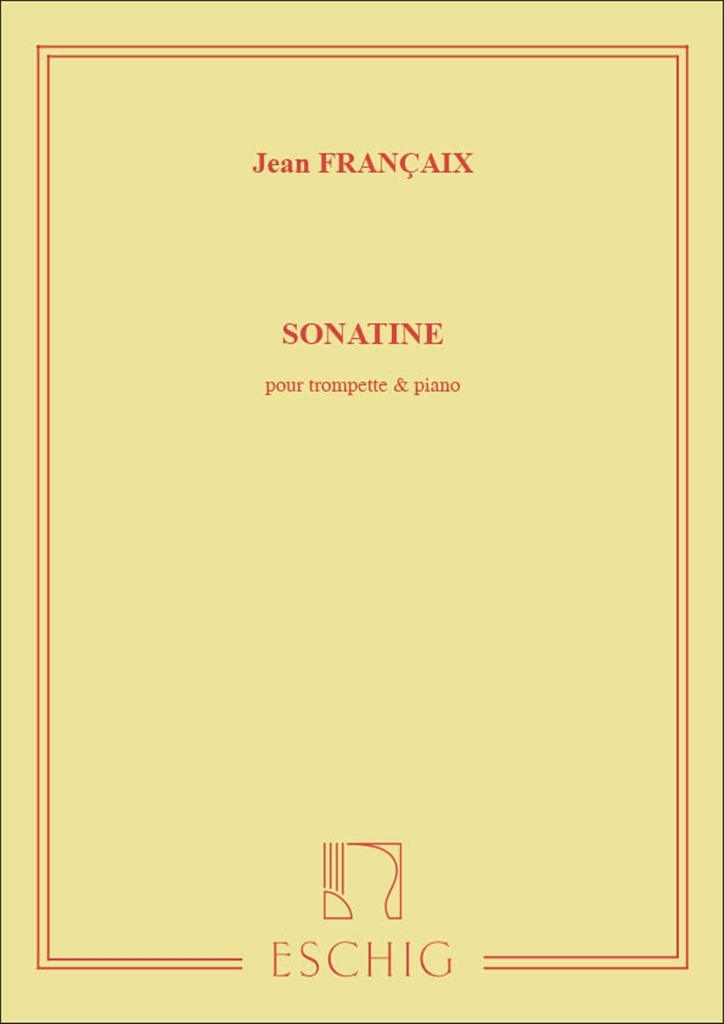 Cover: 9790045026165 | Sonatine | Jean Francaix | Buch | 2001 | Max Eschig