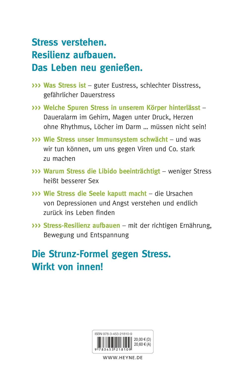 Bild: 9783453218109 | Das Stress-weg-Buch - Das Geheimnis der Resilienz | Ulrich Strunz
