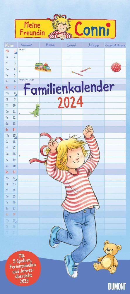 Cover: 4250809652030 | Familienkal. 2024 Conni | DUMONT Kalender | Kalender | 30 S. | Deutsch