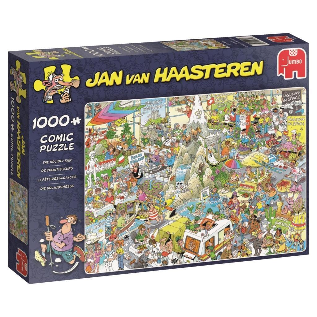 Cover: 8710126190517 | Jan van Haasteren - Die Urlaubsmesse - 1000 Teile Puzzle | Spiel