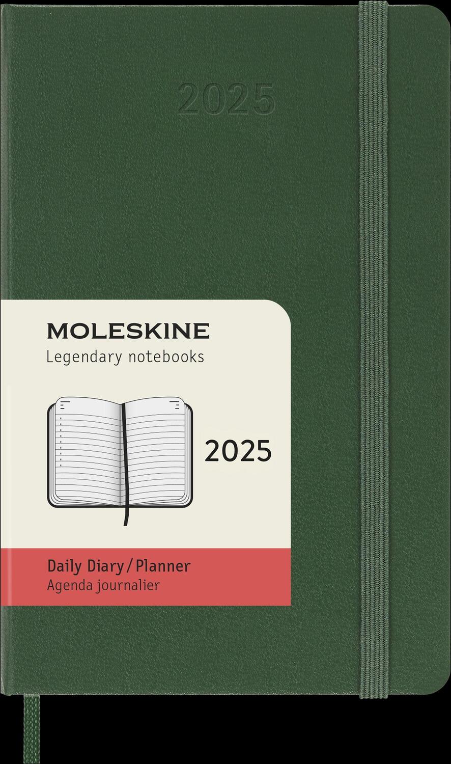 Bild: 8056999270759 | Moleskine 12 Monate Tageskalender 2025, Pocket/A6, 1 Tag = 1 Seite,...