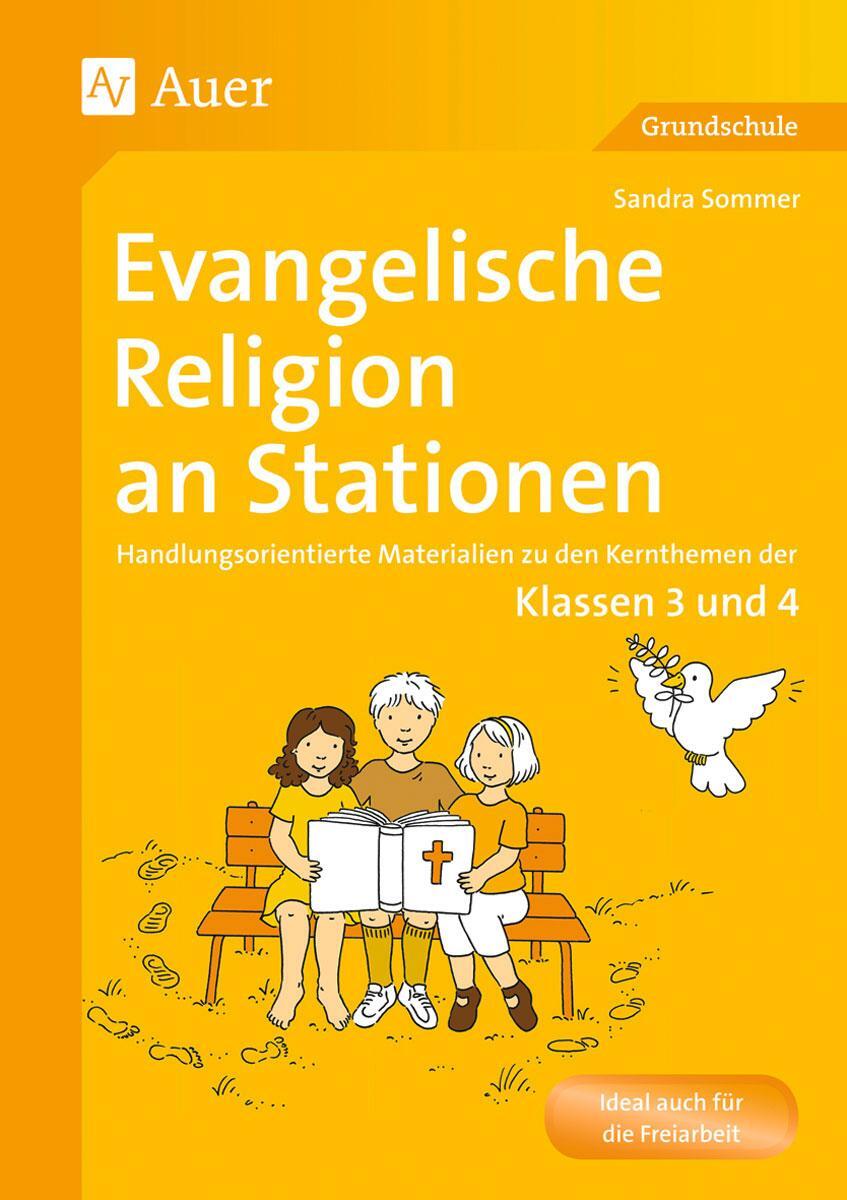 Cover: 9783403066682 | Evangelische Religion an Stationen | Sandra Kraus (u. a.) | Buch