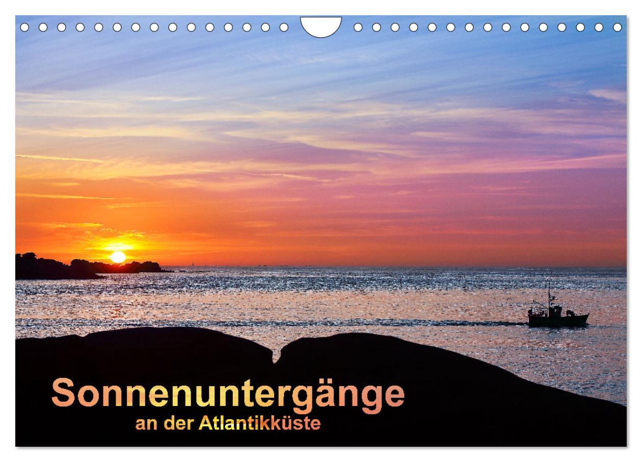 Cover: 9783435748679 | Sonnenuntergänge an der Atlantikküste (Wandkalender 2025 DIN A4...