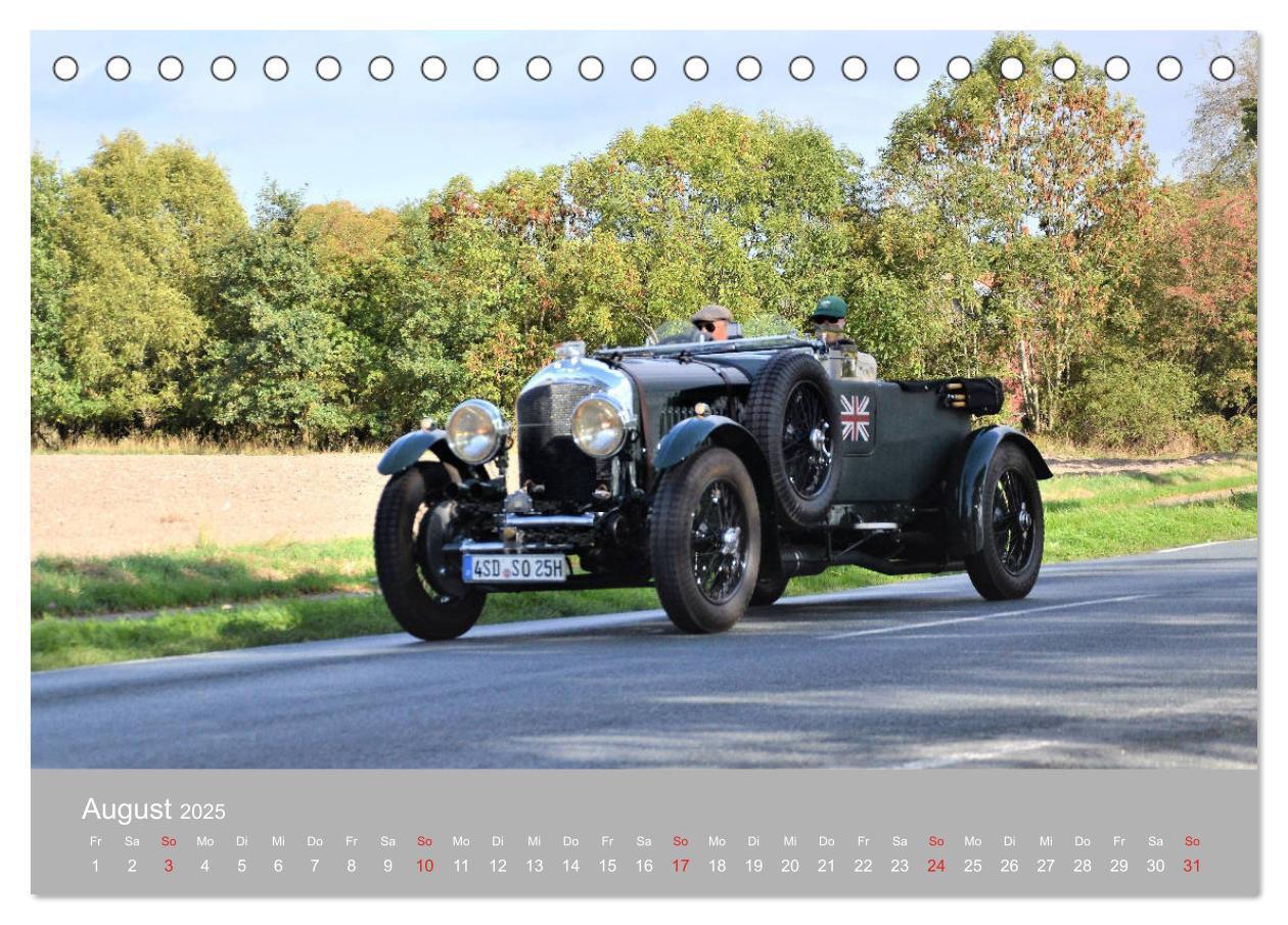 Bild: 9783435128341 | OLDTIMER-Event (Tischkalender 2025 DIN A5 quer), CALVENDO...